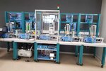 advanced smart flexible assembly training system, view of full system