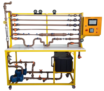 Bench For Study And Training In Hydrostatic And Association Of Serial And Parallel Pump And Data Acquisition