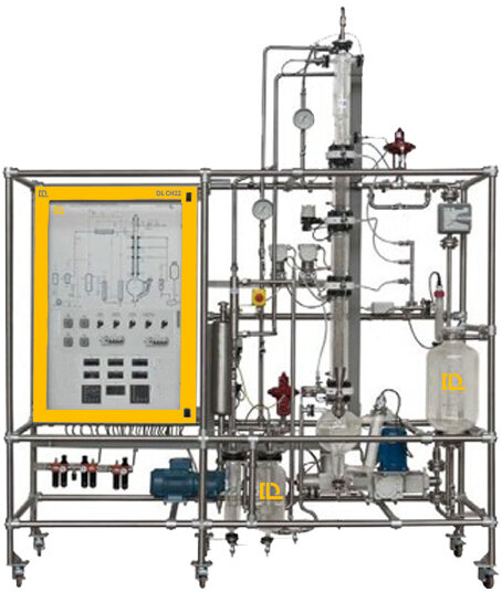 Continuous Distillation Pilot Plant (DL CH22) from De Lorenzo