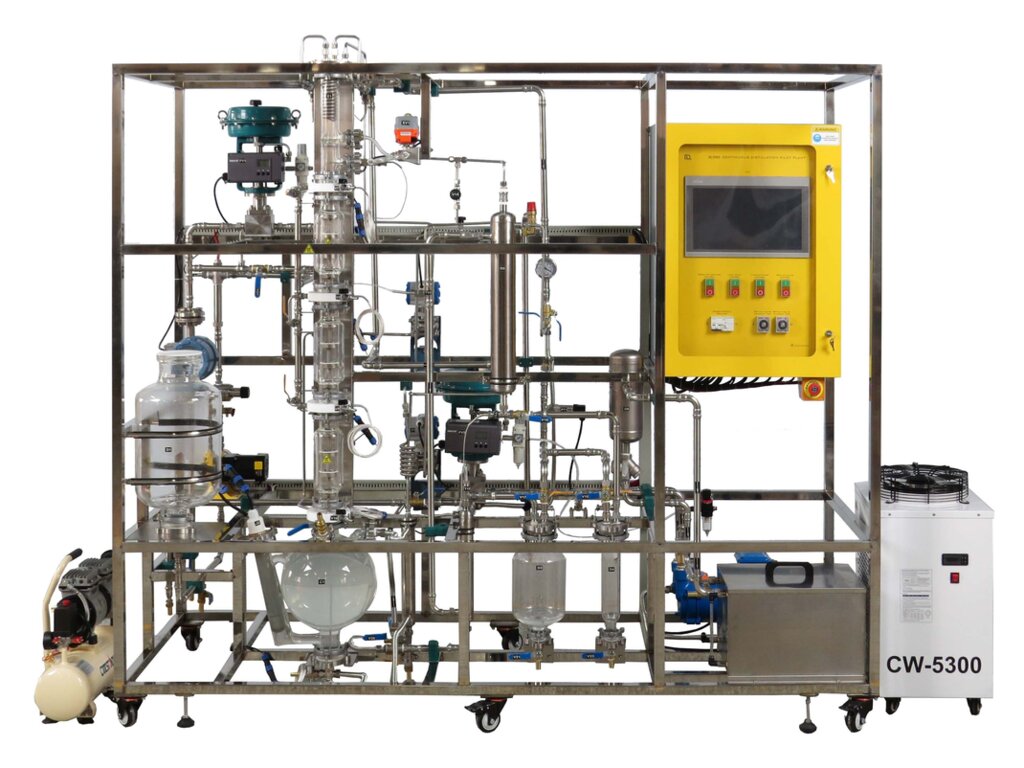 Continuous Distillation Pilot Plant (DL CH22) from De Lorenzo
