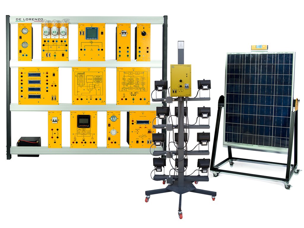 Photovoltaic Solar Energy Advanced Trainer (DL SOLAR-AT) from De Lorenzo