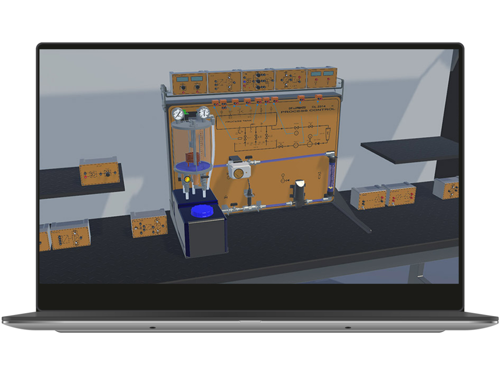 Smart Simulator for Process Control Training (DL VPC-LAB4.0) from De Lorenzo