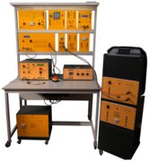Solar Power Plant training equipment, produced by De Lorenzo
