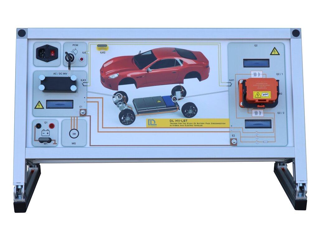 Trainer for the study of Battery Pack Disconnection in Hybrid and Electric Vehices (DL HV-LST) from De Lorenzo