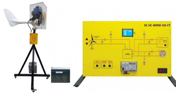 Wind Power Plant Trainer Off-Grid (DL HC-WIND-OG-ET) from De Lorenzo