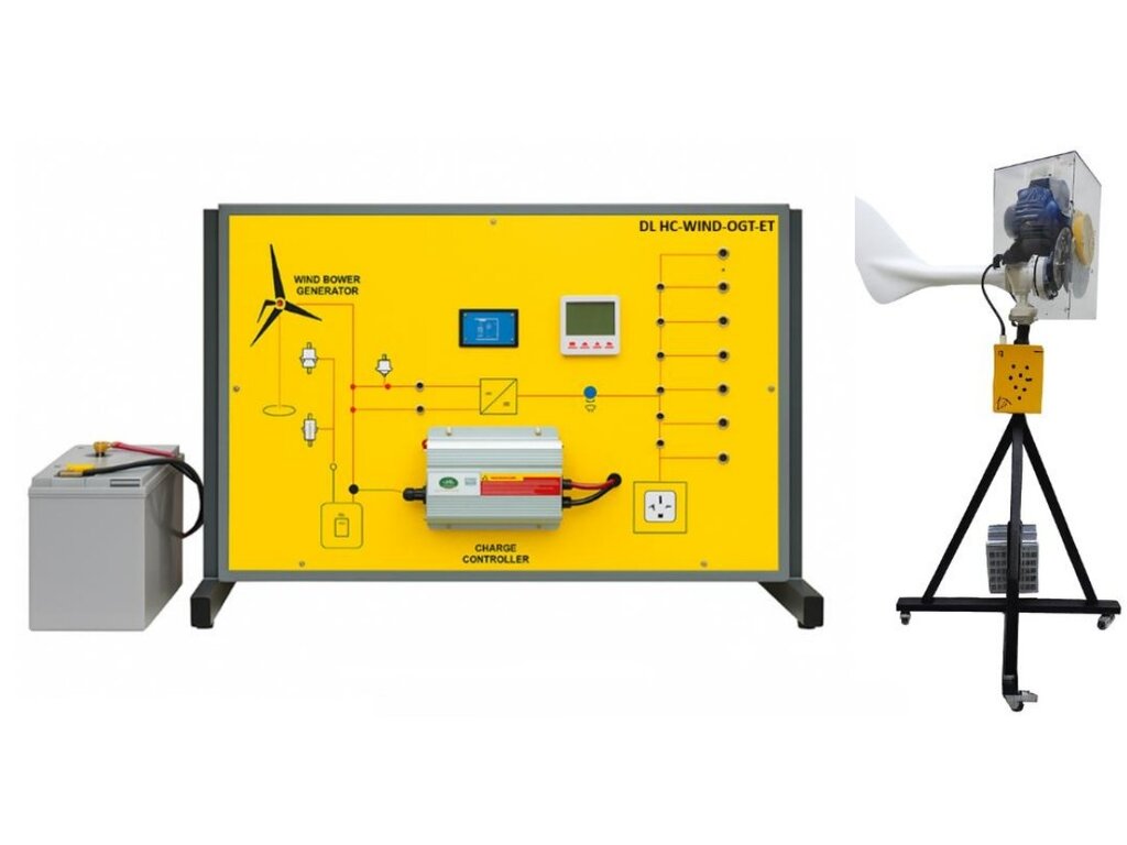Wind Power Plant Trainer On-Grid & Off-Grid (DL HC-WIND-OGT-ET) from De Lorenzo