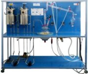 front view of bioethanol production training equipment, produced by Edibon in Spain