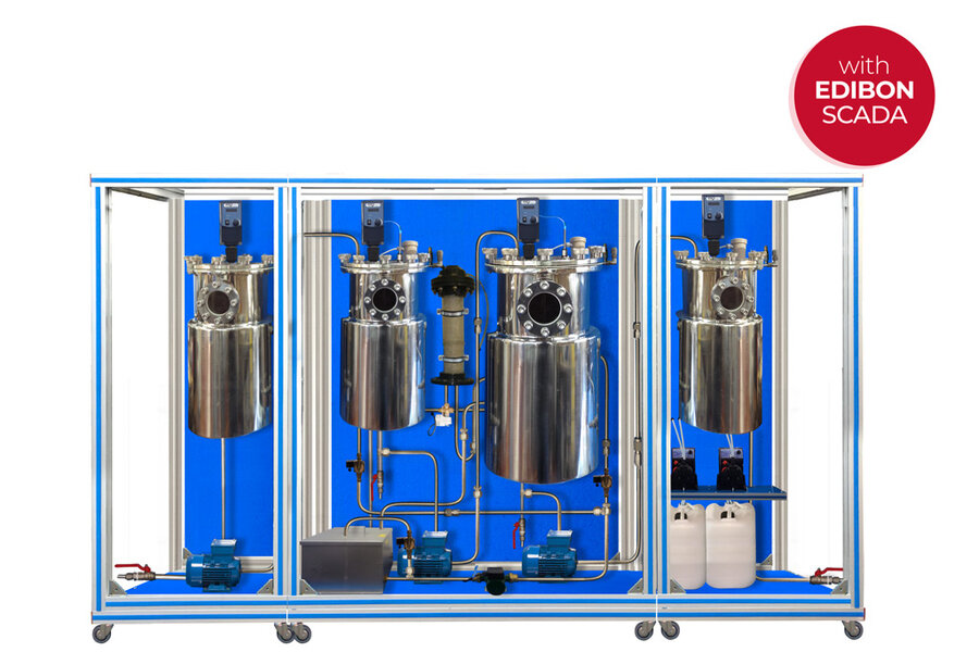 Computer Controlled Biogas Processing Plant