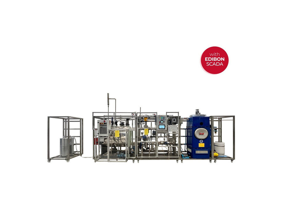 Computer Controlled and Touch Screen 1.5 kW Steam Power Plant (TPTV/1.5kW/CTS) from Edibon