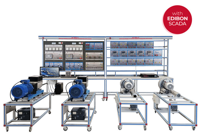 Modular Marine Electrical Power Distribution Application, with SCADA