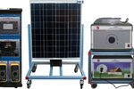 Photovoltaic solar energy modular trainer, produced by Edibon in Spain