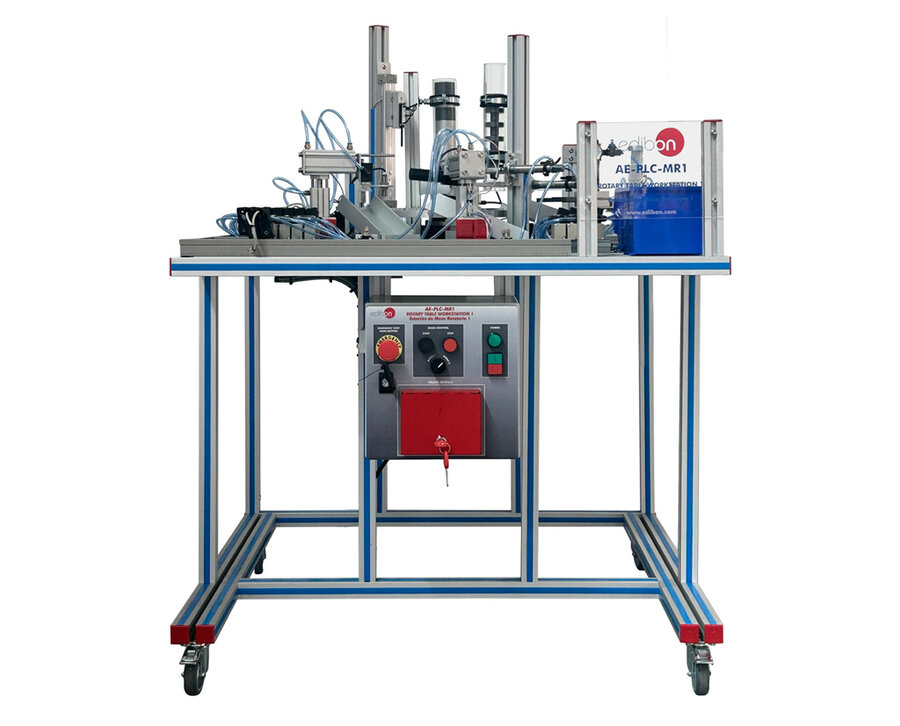 Rotary Table Workstation: Feeding, Quality Control and Assembly (dimensional study)