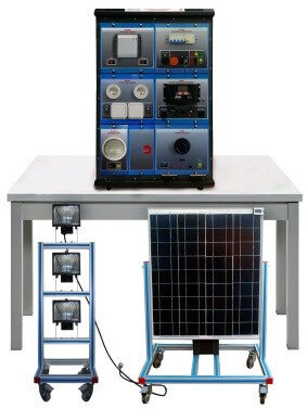 Stand alone photovoltaic system, manufactured by Edibon