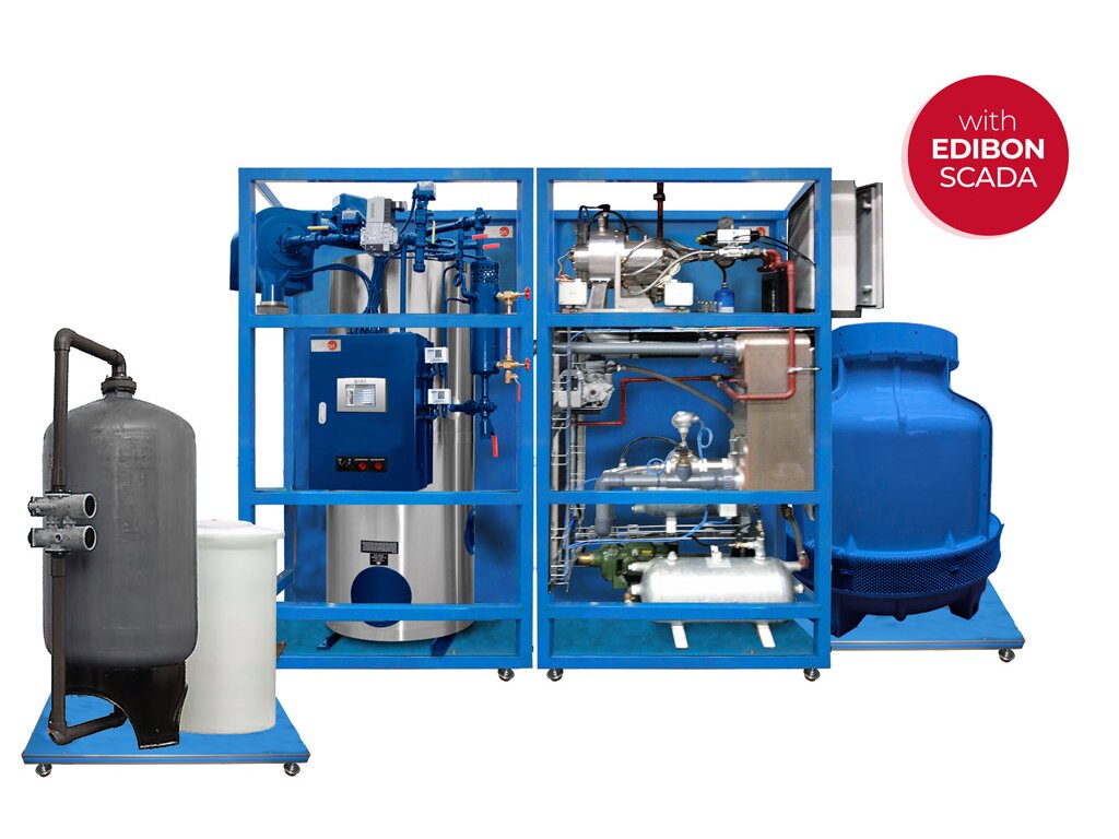 Steam Power Plant Adjustable up to 20 Kw (TPTV/20KW/CTS) from EDIBON