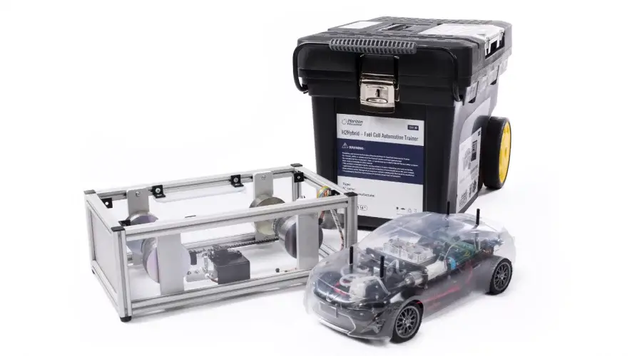 H2 Hybrid Fuel Cell Automotive Trainer from Horizon Educational, full package picture