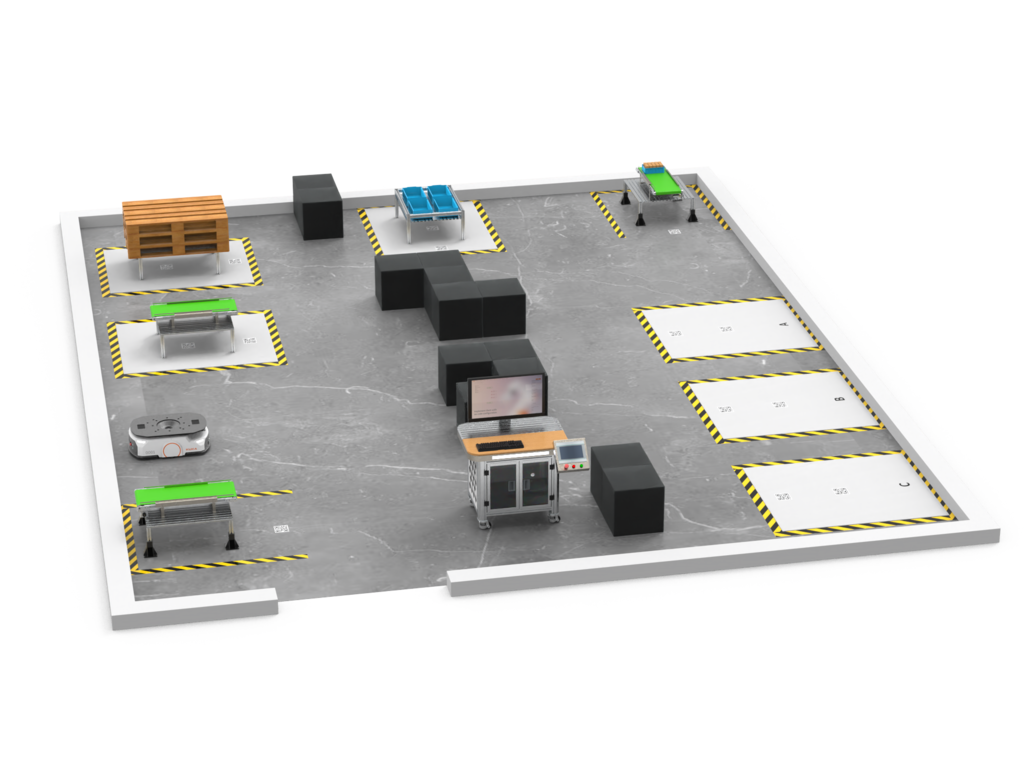 Autonomous Mobile Robot (AMR) Training Cell (HA-AMR-106) from Hytech Automation
