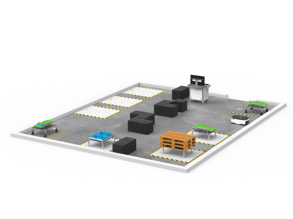 Autonomous Mobile Robot (AMR) Training Cell (HA-AMR-106) from Hytech Automation