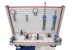 Hydraulic training equipment for education, top view, produced by Hytech Automation
