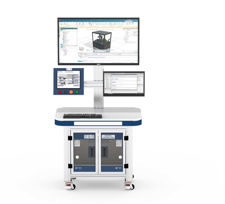 Handling Robocell with PLC - HMI - IIOT