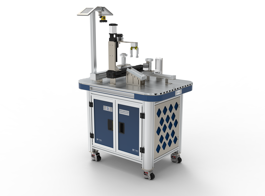 IIOT Based Smart Factory Setup with Industrial Robot