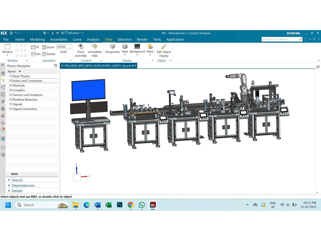 Smart Factory with 7 Axes Robot and Digital Twin (Smart Factory) from Hytech Automation