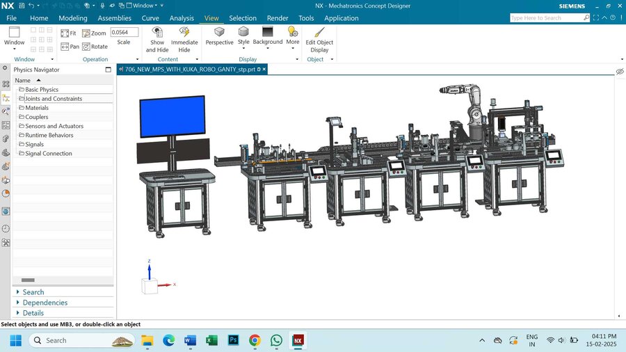 IIOT Based Smart Factory Setup with Industrial Robot
