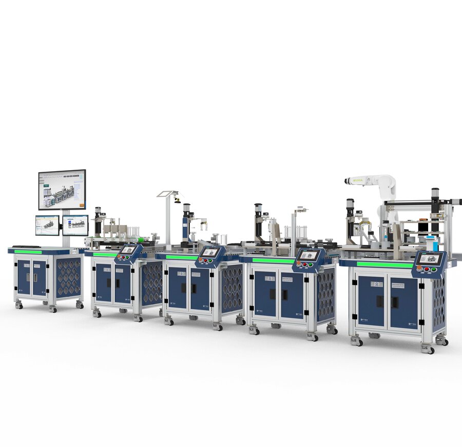 IIOT Based Smart Factory Setup with Industrial Robot