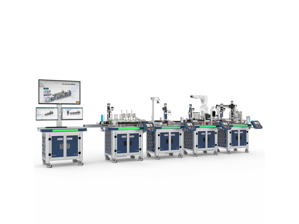 Smart Factory with 7 Axes Robot and Digital Twin (Smart Factory) from Hytech Automation