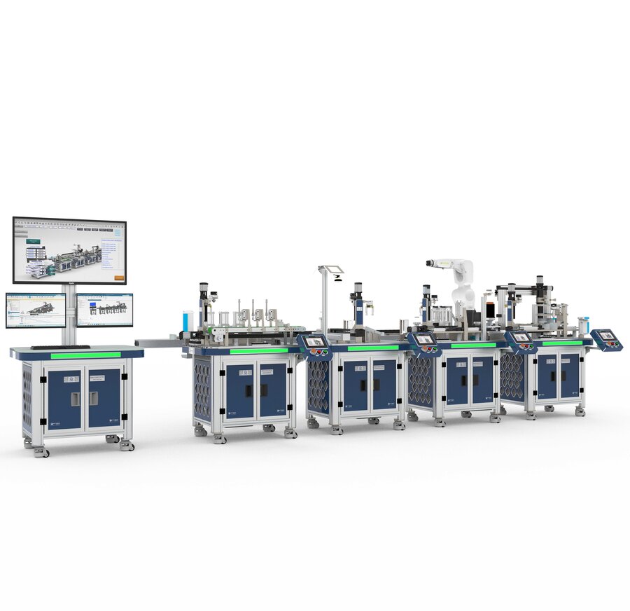 IIOT Based Smart Factory Setup with Industrial Robot