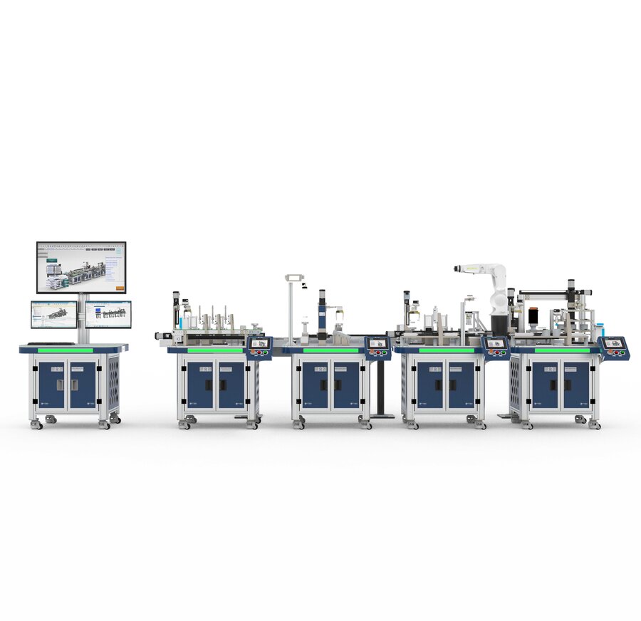 IIOT Based Smart Factory Setup with Industrial Robot