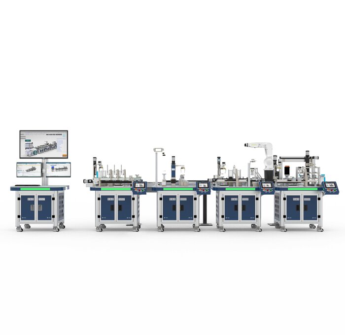 IIOT Based Smart Factory Setup with Industrial Robot