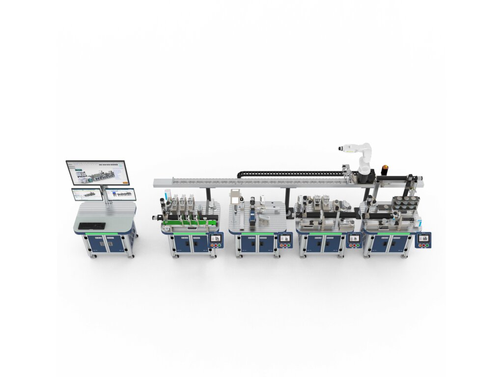 Smart Factory with 7 Axes Robot and Digital Twin (Smart Factory) from Hytech Automation