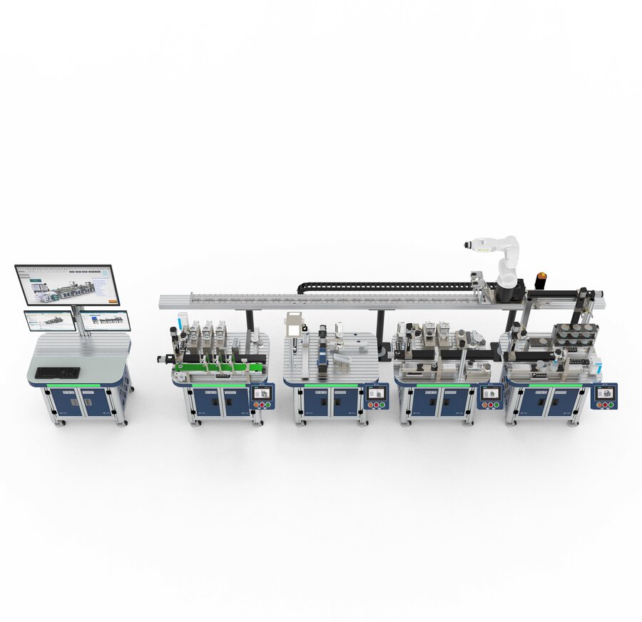 IIOT Based Smart Factory Setup with Industrial Robot