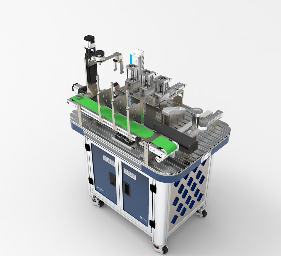 IIOT Based Smart Factory Setup with Industrial Robot