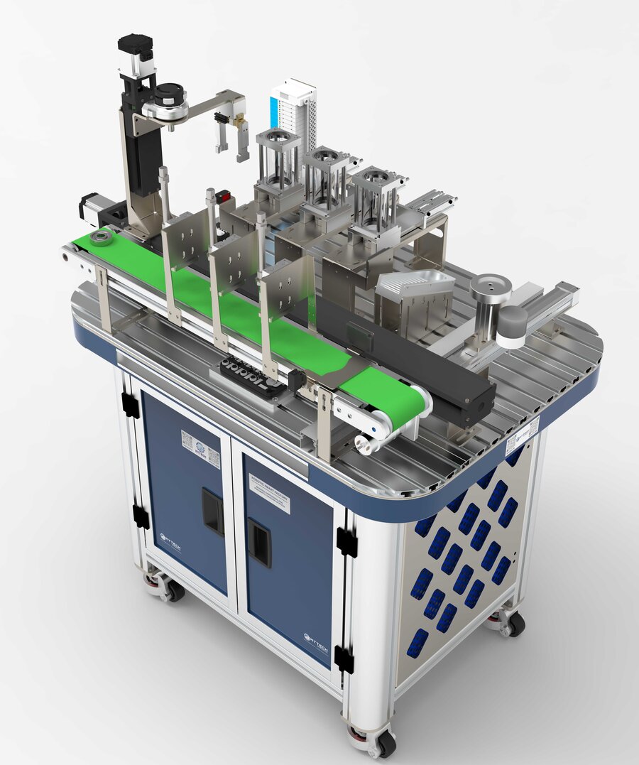 IIOT Based Smart Factory Setup with Industrial Robot