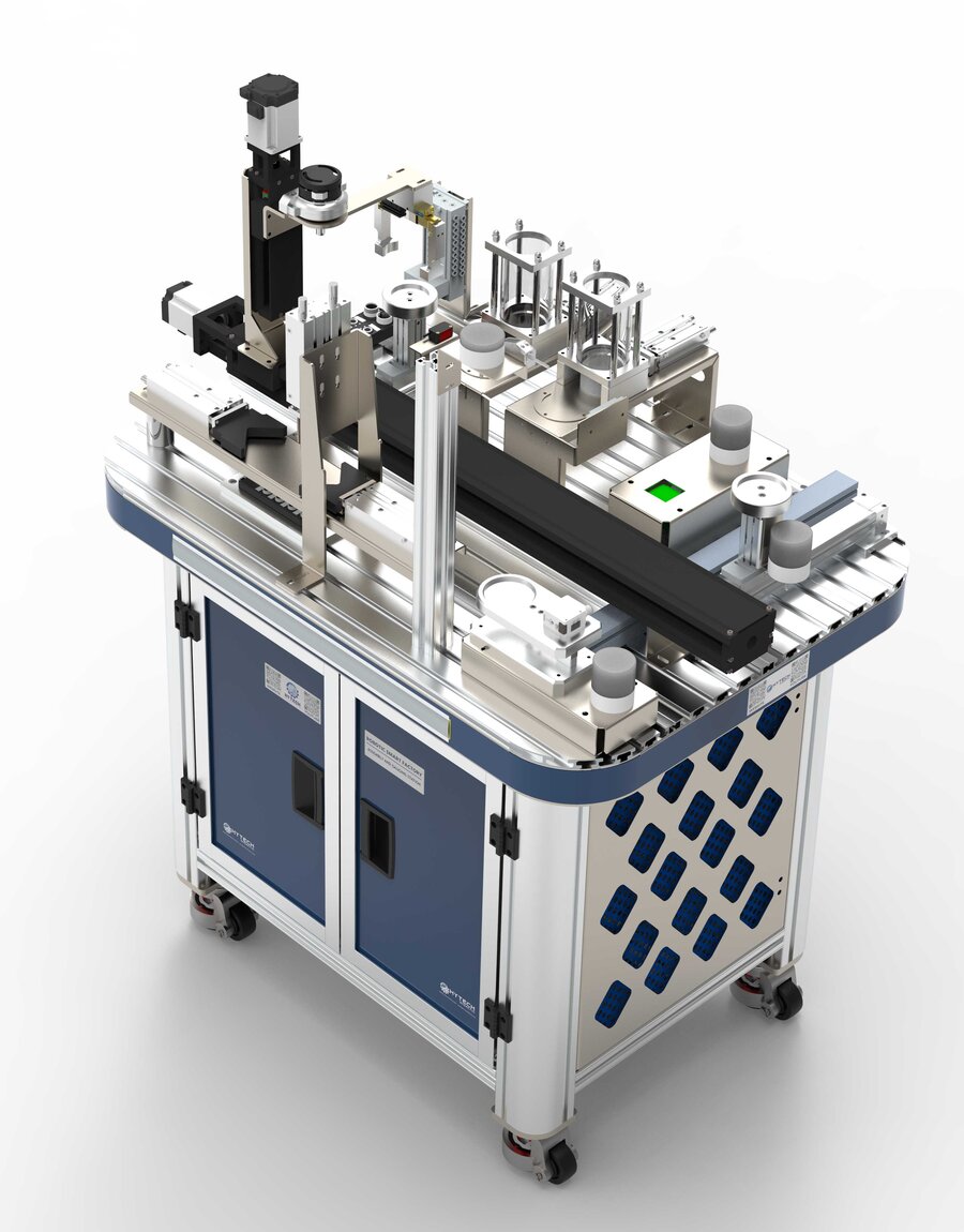 IIOT Based Smart Factory Setup with Industrial Robot