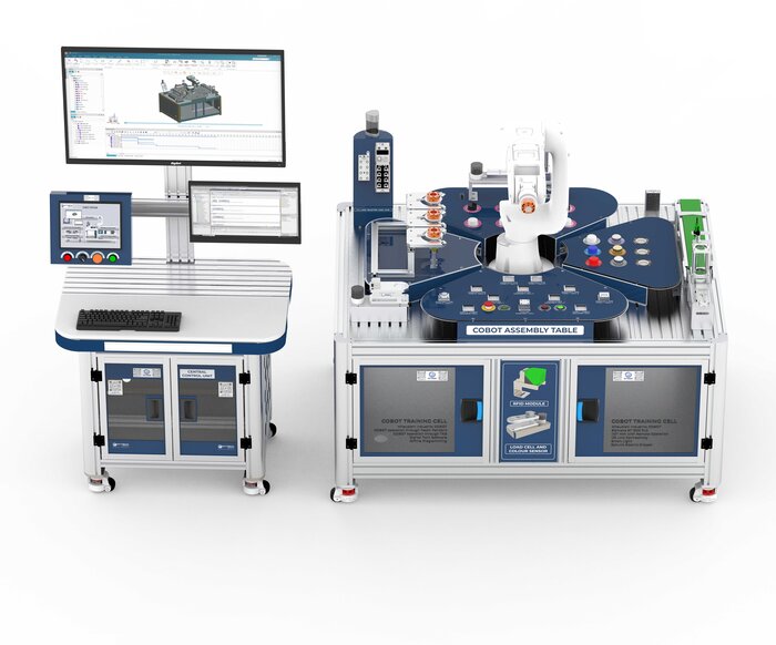 Industrial Robotics Lab - COBOT Training Cell with PLC HMI and IIOT