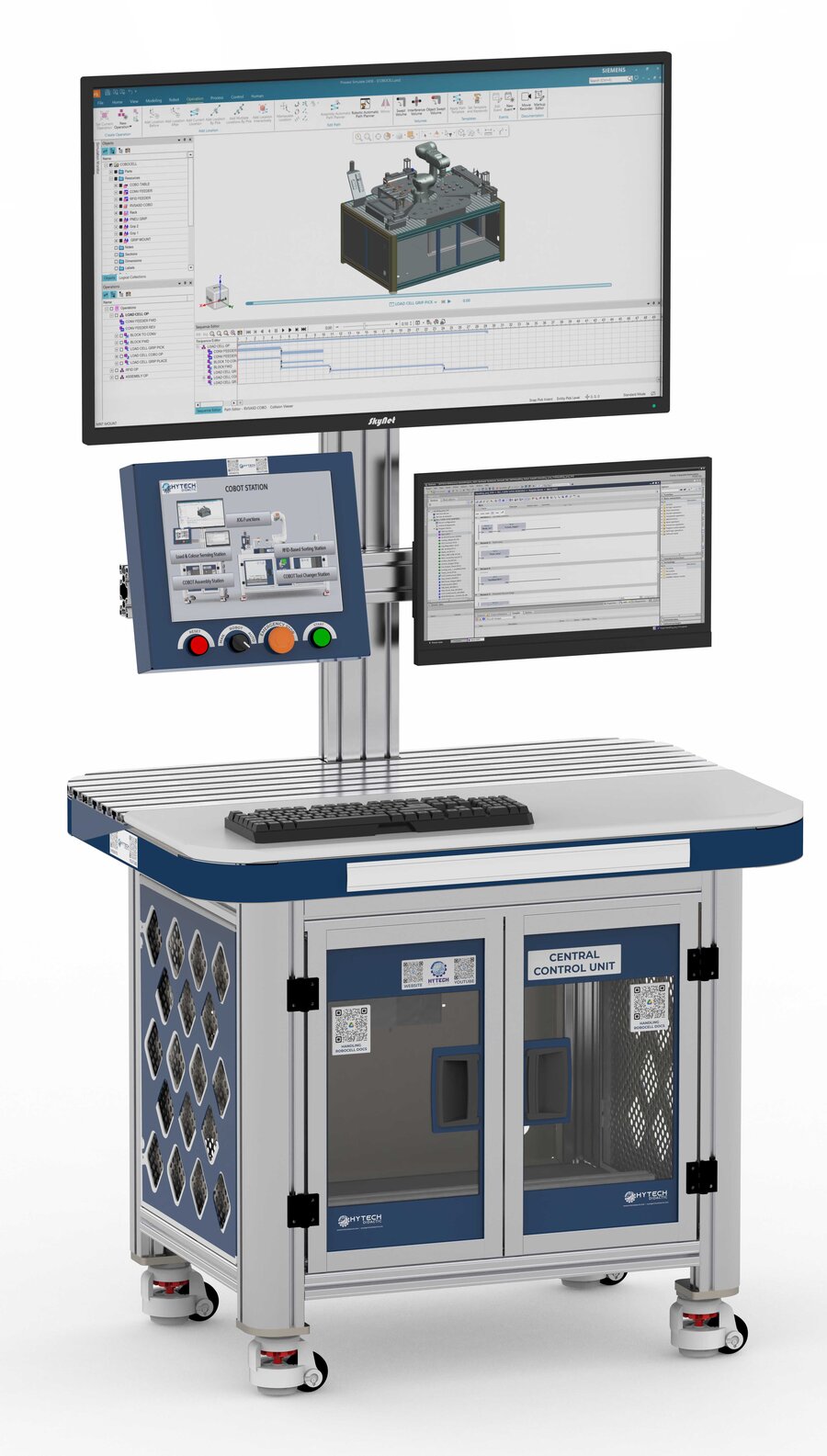 Industrial Robotics Lab - COBOT Training Cell with PLC HMI and IIOT