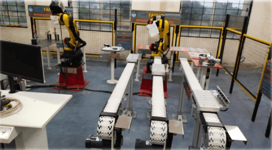 Integrated Robotics Welding Cell with IIOT