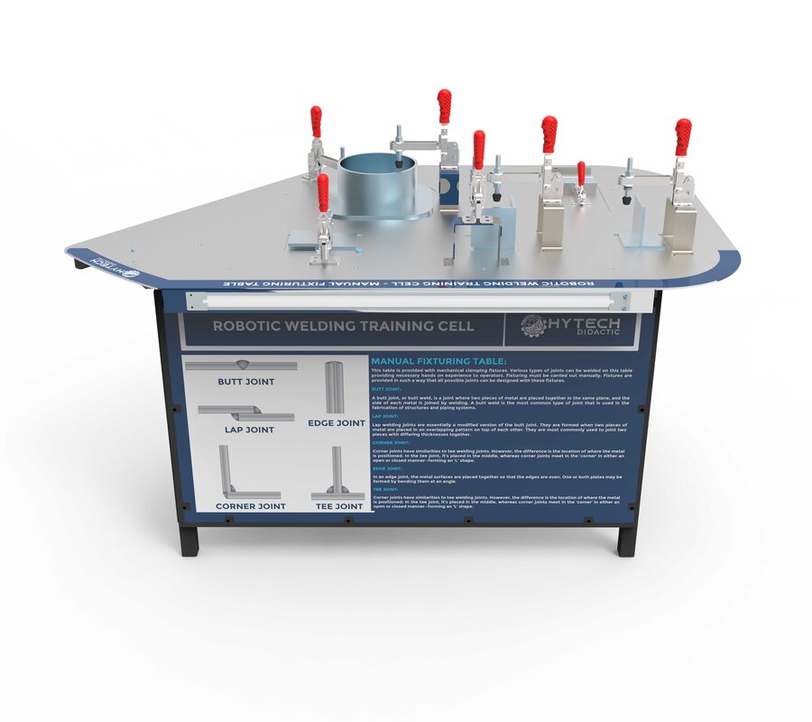 Integrated Robotics Welding Cell with PLC, HMI and IIOT