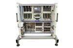 Basic PLC training tools for education, back view, produced by Hytech Automation