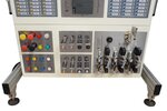 Basic PLC training tools for education, bottom view , produced by Hytech Automation