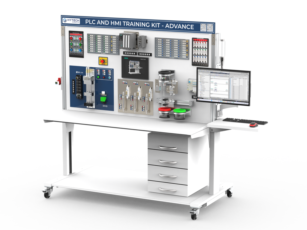 PLC & HMI Training Kit with SCADA and IIOT- Advanced (PH - Advanced) from Hytech Automation