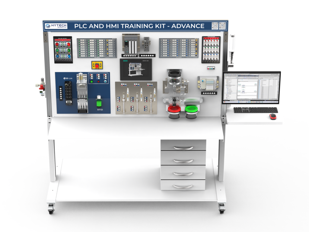 PLC & HMI Training Kit with SCADA and IIOT- Advanced (PH - Advanced) from Hytech Automation