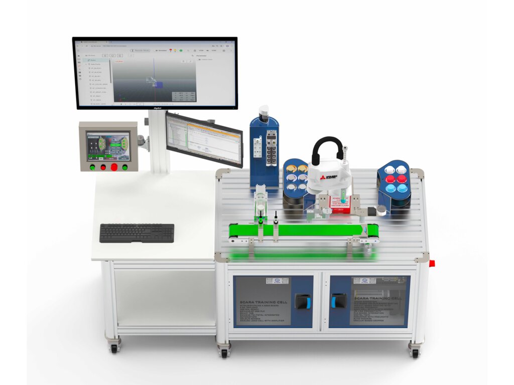 SCARA Training Cell with PLC, HMI and IIOT (SCARA Cell) from Hytech Automation