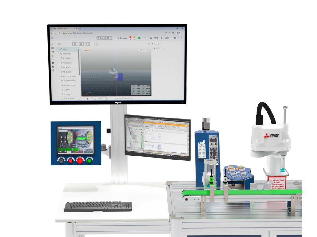 SCARA Training Cell with PLC, HMI and IIOT (SCARA Cell) from Hytech Automation