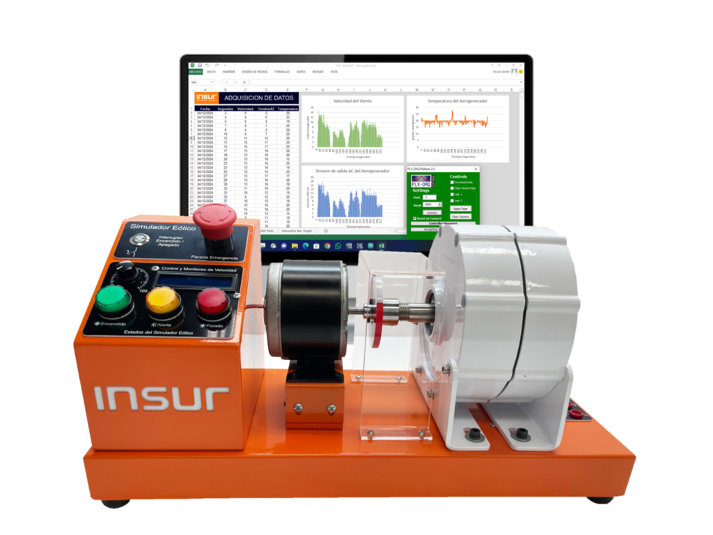 Advanced Wind Energy Trainer With Simulator (EOL 25 TP10C) from Insur