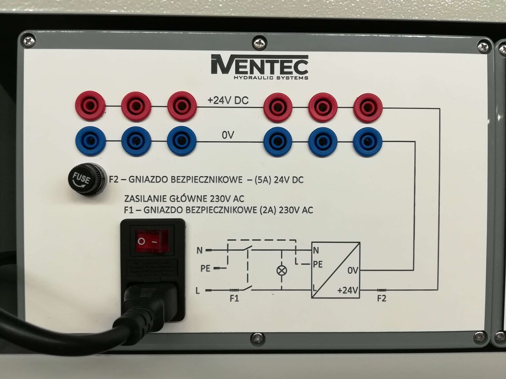 Hydraulic double-sided test bench with fixed displacement pump (DMSD-01) from Iventec