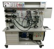 Hydraulic double-sided test bench with fixed displacement pump, used for education and training, full system, produced by Iventec