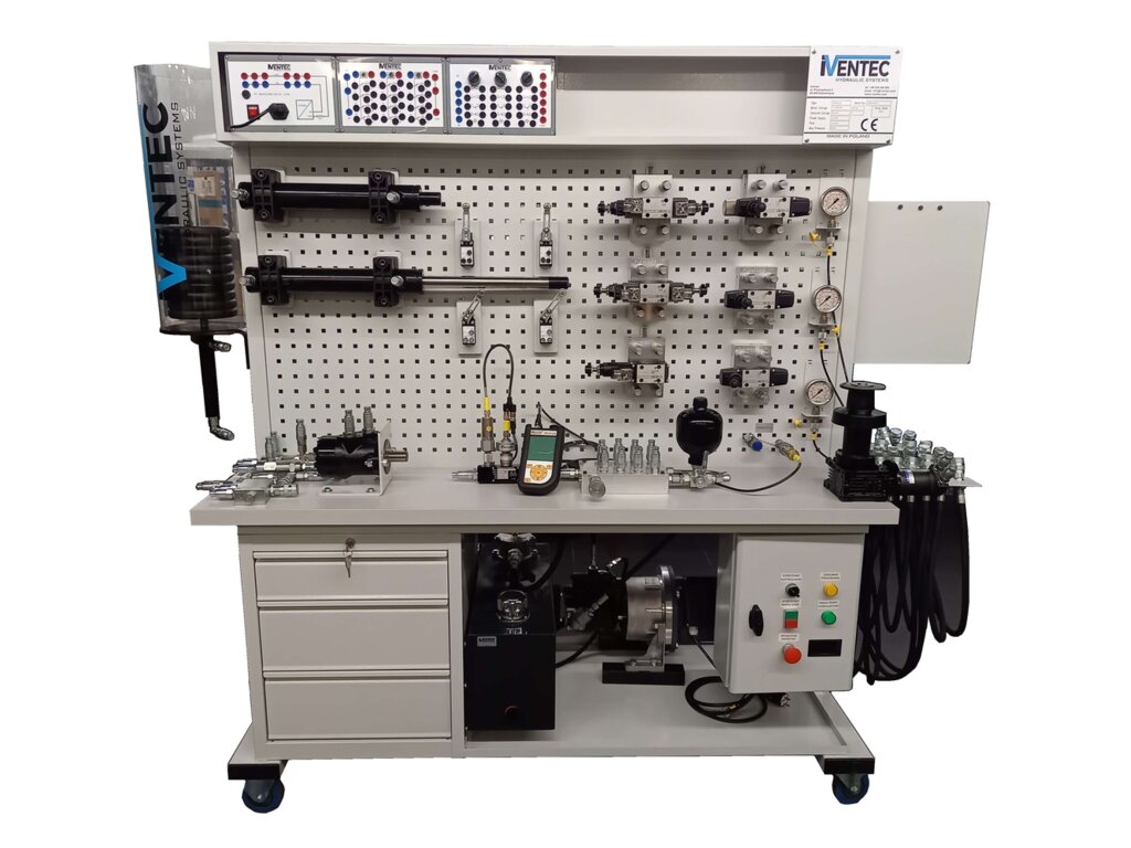 Hydraulic double-sided test bench with variable displacement pump (DMSD-02) from Iventec